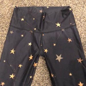 Teeki black with stars leggings